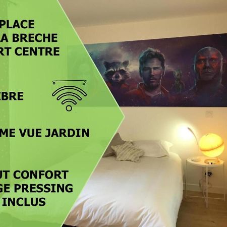 Ferienwohnung Le Galaxy Centre La Breche Wifi Calme Vue Jardin Niort Exterior foto